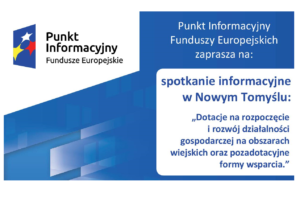 DOTACJE NA OBSZARACH WIEJSKICH