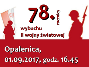 78. ROCZNICA WYBUCHU II WOJNY ŚWIATOWEJ