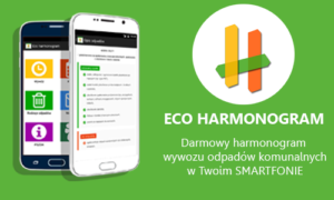 ECOHARMONOGRAM – PRZYPOMNIENIE SMSEM O WYWOZIE ŚMIECI