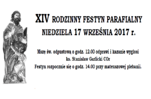 XIV RODZINNY FESTYN PARAFIALNY