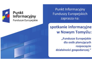 DLA OSÓB PLANUJĄCYCH ROZPOCZĘCIE DZIAŁALNOŚCI GOSPODARCZEJ