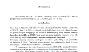 OBWIESZCZENIE MIASTA I GMINY BUK