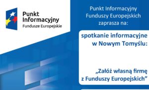 ZAŁÓŻ WŁASNĄ FIRMĘ Z FUNDUSZY EUROPEJSKICH