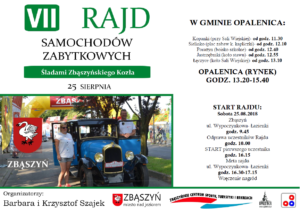 RAJD SAMOCHODÓW ZABYTKOWYCH