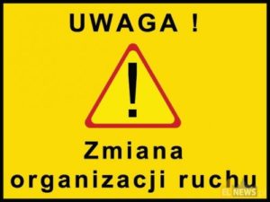 WAŻNA ZMIANA ORGANIZACJI RUCHU