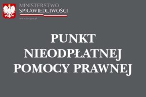 NIEODPŁATNA POMOC PRAWNA