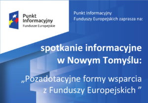 POZADOTACYJNE FORMY WSPARCIA Z FUNDUSZY EUROPEJSKICH