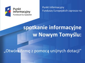 OTWÓRZ FIRMĘ Z POMOCĄ DOTACJI UNIJNYCH
