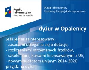 MOBILNY PUNKT INFORMACYJNY FUNDUSZY EUROPEJSKICH