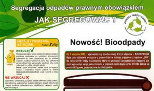 SEGREGACJA ODPADÓW PRAWNYM OBOWIĄZKIEM