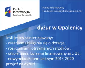 MOBILNY PUNKT INFORMACYJNY FUNDUSZY EUROPEJSKICH