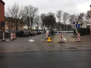ZMIANA ORGANIZACJI RUCHU NA PARKINGU PRZY ULICY FARNEJ