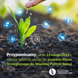 Trwają konsultacje projektu Krajowego Planu Strategicznego – można zgłaszać swoje uwagi