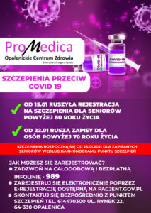 Szczepienia COVID 19 – Przychodnia Promedica