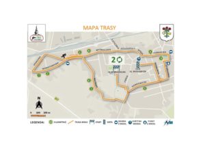Bieg Opalińskich – mapa