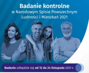 Badanie kontrolne w Narodowym Spisie Powszechnym Ludności i Mieszkań 2021