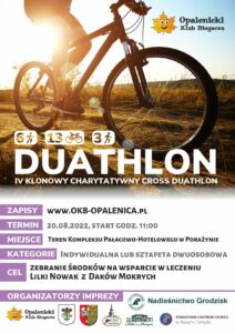 IV KLONOWY CHARYTATYWNY CROSS DUATHLON
