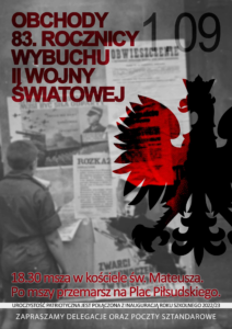 83. ROCZNICA WYBUCHU II WOJNY ŚWIATOWEJ