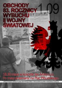 OBCHODY 83. ROCZNICY WYBUCHU II WOJNY ŚWIATOWEJ
