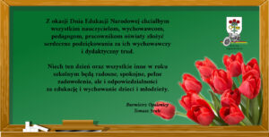 Życzenia z okazji Dnia Edukacji Narodowej
