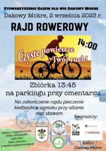 Zaproszenie na rajd rowerowy