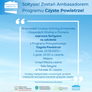 Zaproszenie dla sołtysów