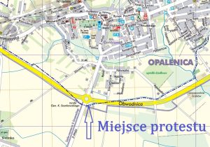 PROTEST ROLNIKÓW 20 MARCA W OPALENICY