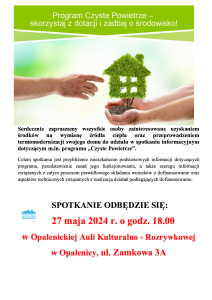 Spotkanie w ramach programu „Czyste Powietrze”