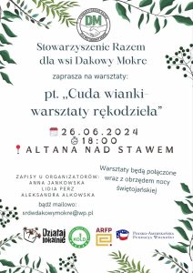 Zaproszenie na warsztaty