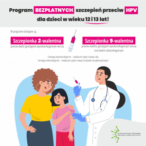 Bezpłatne szczepienia przeciw HPV