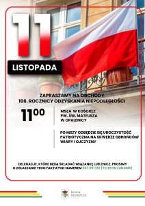 Obchody 106. rocznicy odzyskania niepodległości