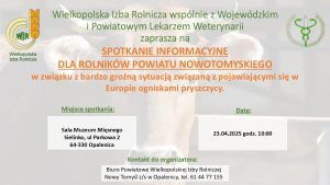 Zaproszenie na spotkanie z Powiatowym Lekarzem Weterynarii