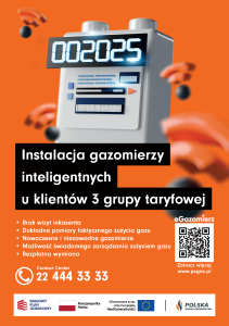 Instalacja gazomierzy inteligentnych u klientów 3 grupy taryfowej
